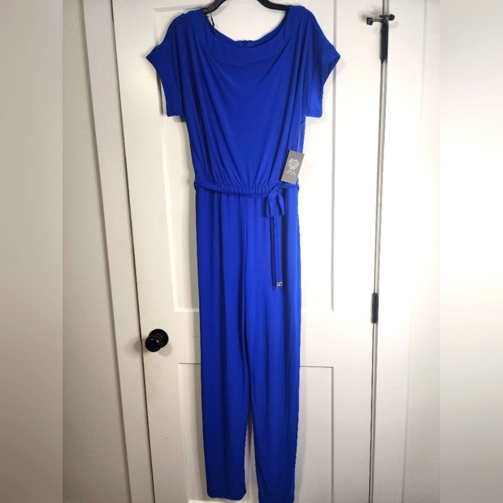 Vince Camuto Blue Jumpsuit